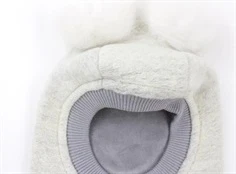Huttelihut elefanthue Big Bear white/white alpaca